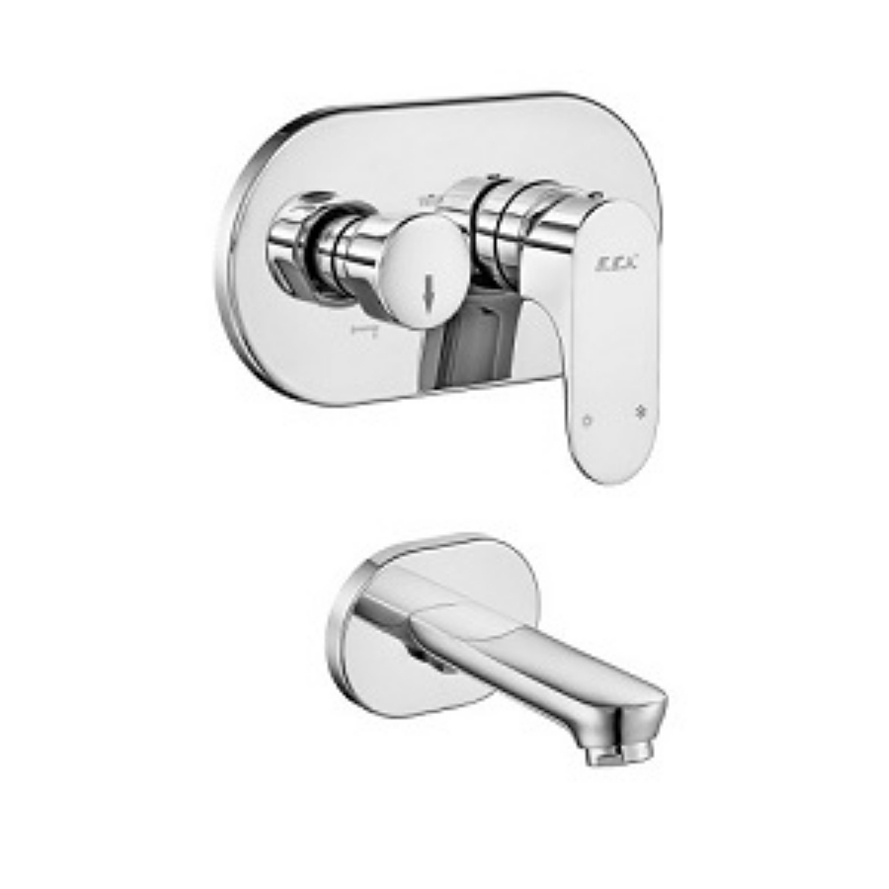 ZAFİR ANKASTRE BANYO BATARYASI SIVA ÜSTÜ GRUBU - 3 YOLLU